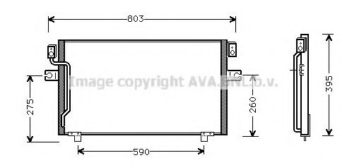 Конденсатор, кондиционер AVA QUALITY COOLING DN5160