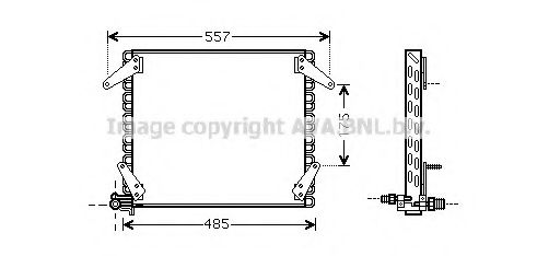 Конденсатор, кондиционер AVA QUALITY COOLING DN5272