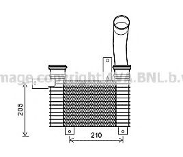 Интеркулер AVA QUALITY COOLING DW4094