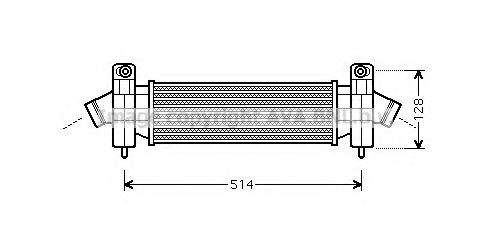 Интеркулер AVA QUALITY COOLING FD4341