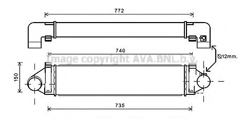 Интеркулер AVA QUALITY COOLING FDA4481