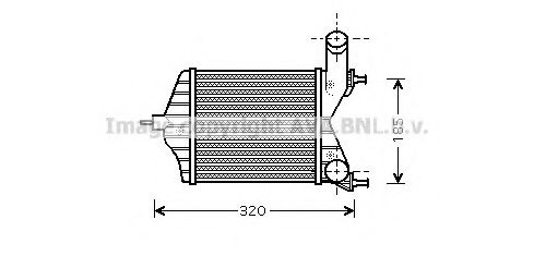 Интеркулер AVA QUALITY COOLING FT4280