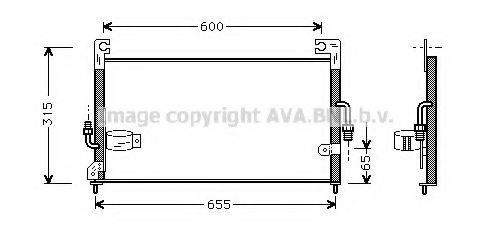 Конденсатор, кондиционер AVA QUALITY COOLING MTA5115