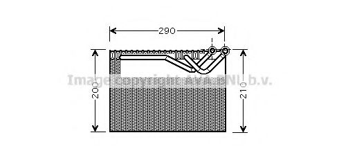 Испаритель, кондиционер AVA QUALITY COOLING PEV278