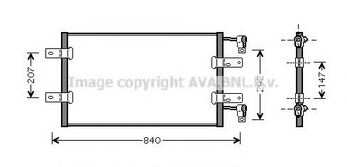 Конденсатор, кондиционер AVA QUALITY COOLING RT5314