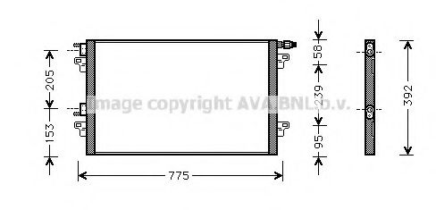 Конденсатор, кондиционер AVA QUALITY COOLING RTA5280