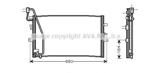 Конденсатор, кондиционер AVA QUALITY COOLING SB5056