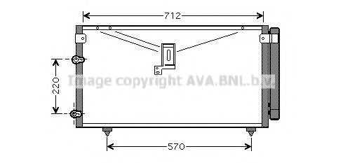 Конденсатор, кондиционер AVA QUALITY COOLING TO5383D