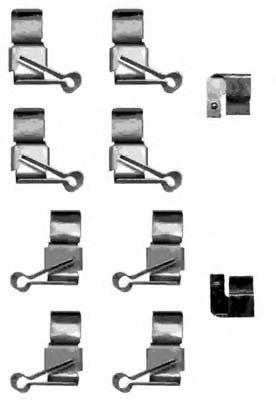 Комплектующие, колодки дискового тормоза MGA A205