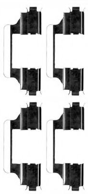 Комплектующие, колодки дискового тормоза MGA A247