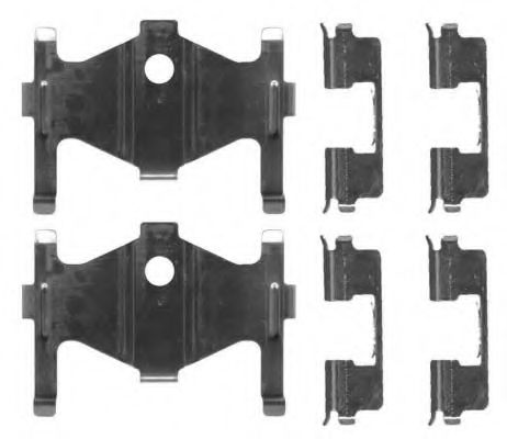 Комплектующие, колодки дискового тормоза MGA A295