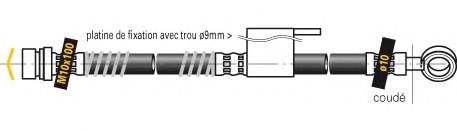 Тормозной шланг MGA F5248