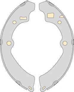 Комплект тормозных колодок MGA M767