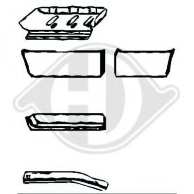 Накладка порога DIEDERICHS 9138021