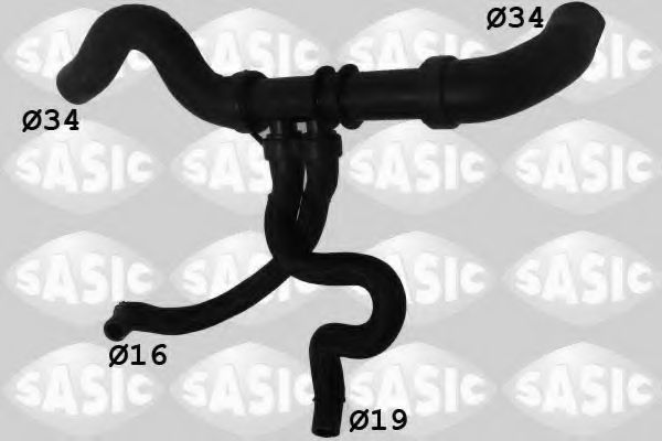 Шланг радиатора SASIC 3404101