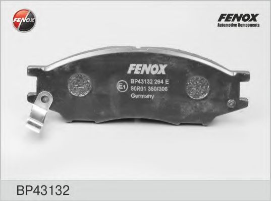 Комплект тормозных колодок, дисковый тормоз FENOX BP43132