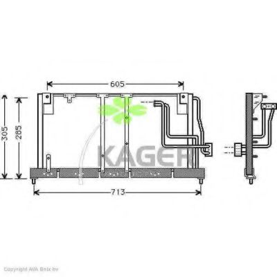 Конденсатор, кондиционер KAGER 94-5254