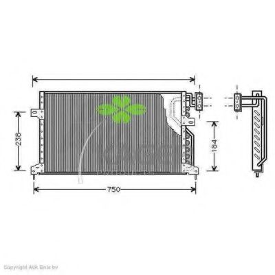 Конденсатор, кондиционер KAGER 94-6390