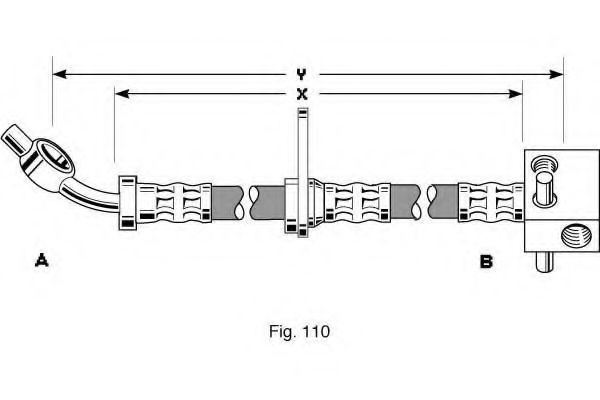 Тормозной шланг GIRLING 9004271