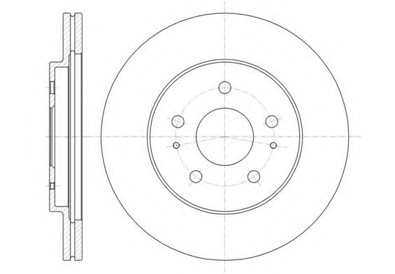 Тормозной диск KAWE 61356 10