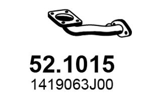Труба выхлопного газа ASSO 52.1015