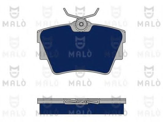 Комплект тормозных колодок, дисковый тормоз MALÒ 1050329