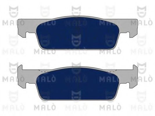 Комплект тормозных колодок, дисковый тормоз MALÒ 1051132