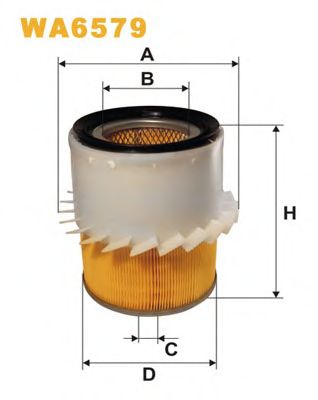 Воздушный фильтр WIX FILTERS WA6579