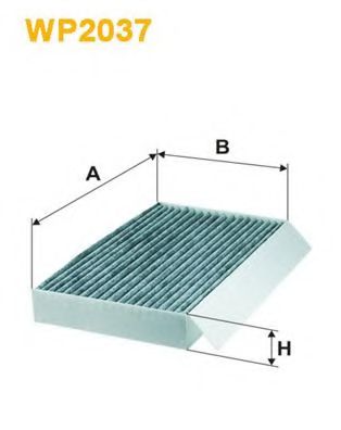 Фильтр, воздух во внутренном пространстве WIX FILTERS WP2037