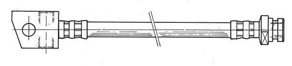 Тормозной шланг CEF 510947