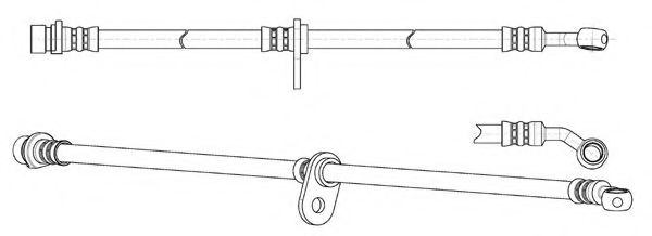 Тормозной шланг CEF 512857