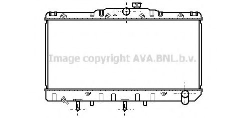 Радиатор, охлаждение двигателя KAGER 311867
