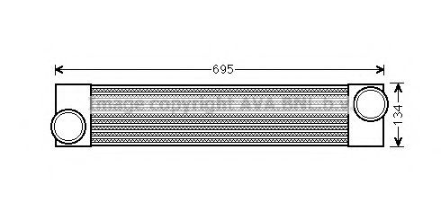 Интеркулер PRASCO BW4375