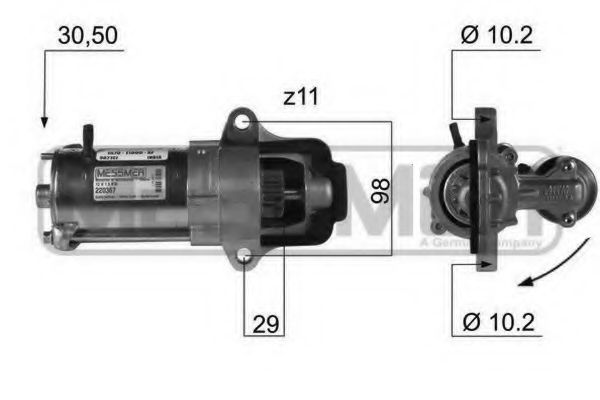 Стартер MESSMER 220367