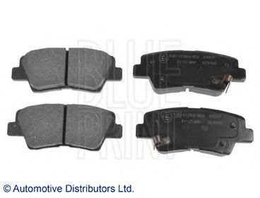 Комплект тормозных колодок, дисковый тормоз BLUE PRINT ADG042109