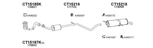 Система выпуска ОГ VENEPORTE 150483
