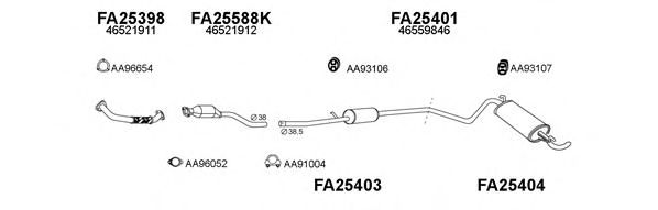 Система выпуска ОГ VENEPORTE 250164