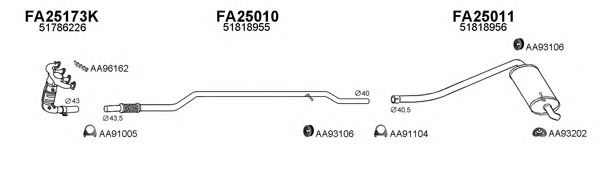 Система выпуска ОГ VENEPORTE 250370