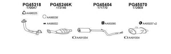 Система выпуска ОГ VENEPORTE 450018