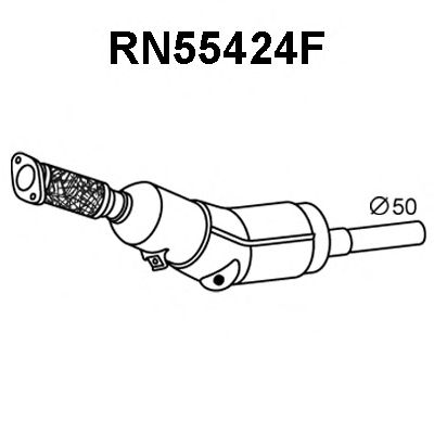 Сажевый / частичный фильтр, система выхлопа ОГ VENEPORTE RN55424F