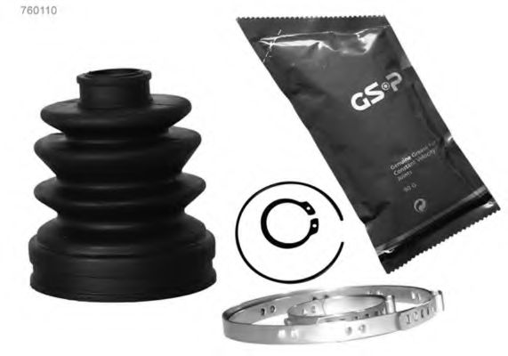 Монтажный комплект, сильфон приводного вала GSP 760110
