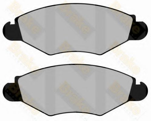 Комплект тормозных колодок, дисковый тормоз Brake ENGINEERING PA1278