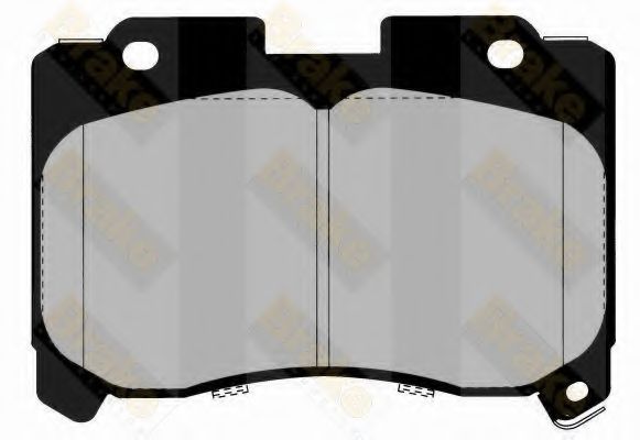 Комплект тормозных колодок, дисковый тормоз Brake ENGINEERING PA1406