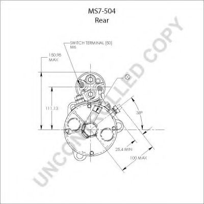Стартер PRESTOLITE ELECTRIC MS7504