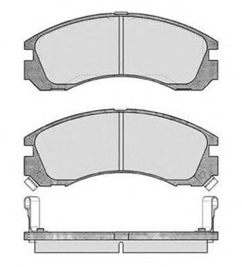 Комплект тормозных колодок, дисковый тормоз RAICAM RA.0591.0