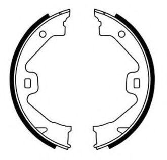 Комплект тормозных колодок, стояночная тормозная система RAICAM RA28830
