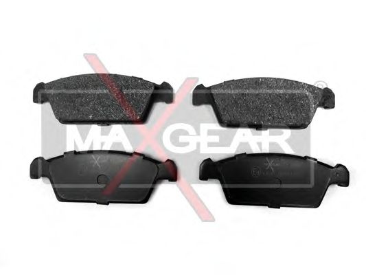 Комплект тормозных колодок, дисковый тормоз MAXGEAR 19-0480