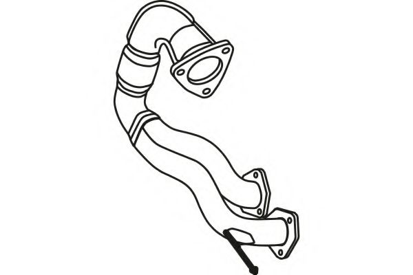 Труба выхлопного газа FENNO 1385