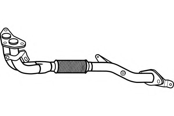 Труба выхлопного газа FENNO P3951