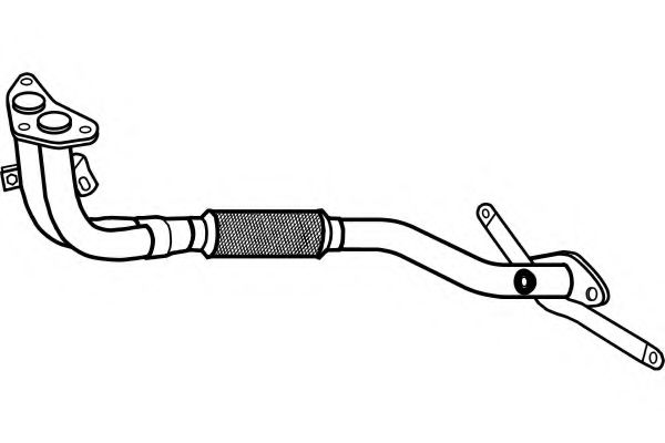 Труба выхлопного газа TIMAX 301719